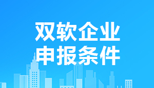 雙軟企業申報條件2021