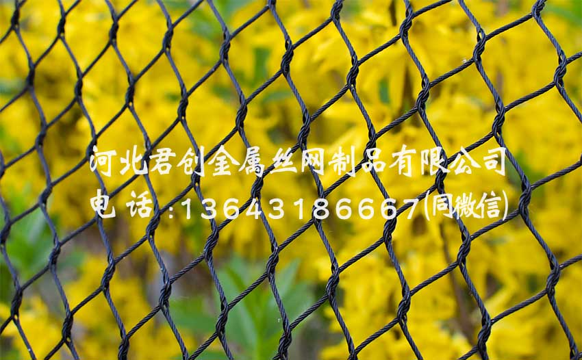鋼絲繩網發黑